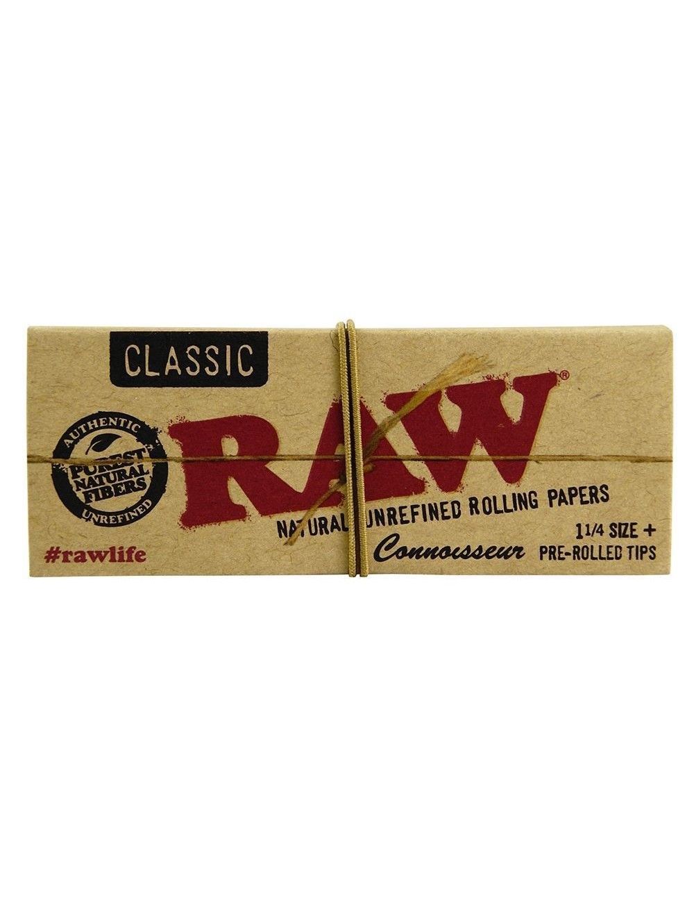 RAW Connoisseur 1¼ Size PREROLLED TIPS