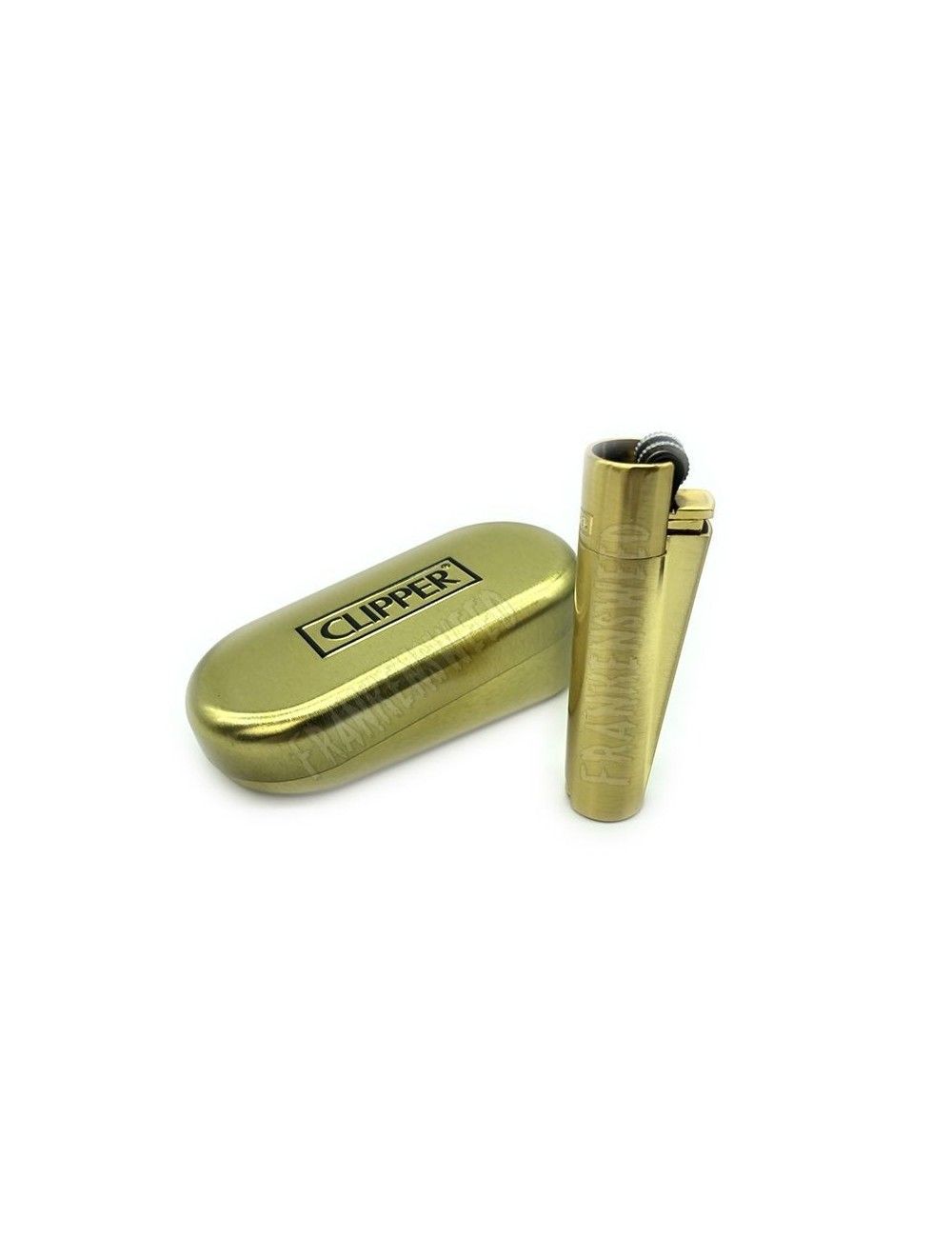 Clipper Metal Lighter Gold